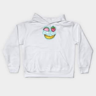 SMILE AND BE HAPPY Kids Hoodie